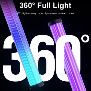 โคมไฟตั้งโต๊ะมีเซ็นเซอร์สีและหน้าจอ LED นีออน LED อัจฉริยะควบคุมด้วยรีโมตควบคุมเสียงดนตรีและหน้าจอสำหรับตกแต่งบ้าน - Product Image 5