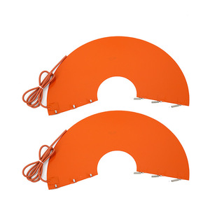 半圆形220伏硅胶电加热器，带弹簧加热膜恒温柔性耐高温 - Product Image 4