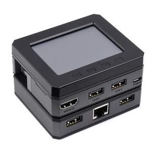 <strong>Raspberry</strong> <strong>Pi</strong> Zero <strong>2</strong> W POD Kit Aluminium case LAN USB interface expansion module <strong>2</strong>.8 inch LCD module+LAN module suitable