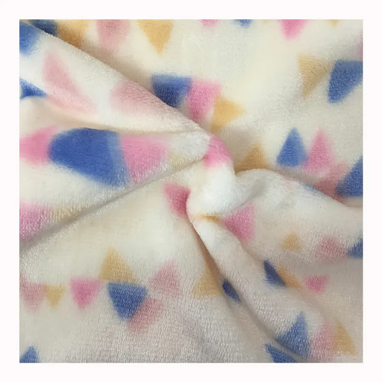 Towel Coral Velvet Textile Animal Print Flannel Fleece Polyester Fabric