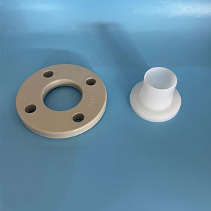 China high quality 1/2" to 4" <strong>PVDF</strong> Butt Weld Stub <strong>Flange</strong> DN15 to DN100 PN16 Butt Weld <strong>PVDF</strong> Stub <strong>Flange</strong> with ready to ship