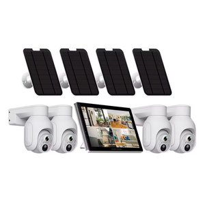 Sistema de cámara de seguridad inalámbrica para el hogar, impermeable, visión nocturna, 4MP, 4CH, red Ptz, Nvr, Wifi, sistema de cámara CCTV - Product Image 1
