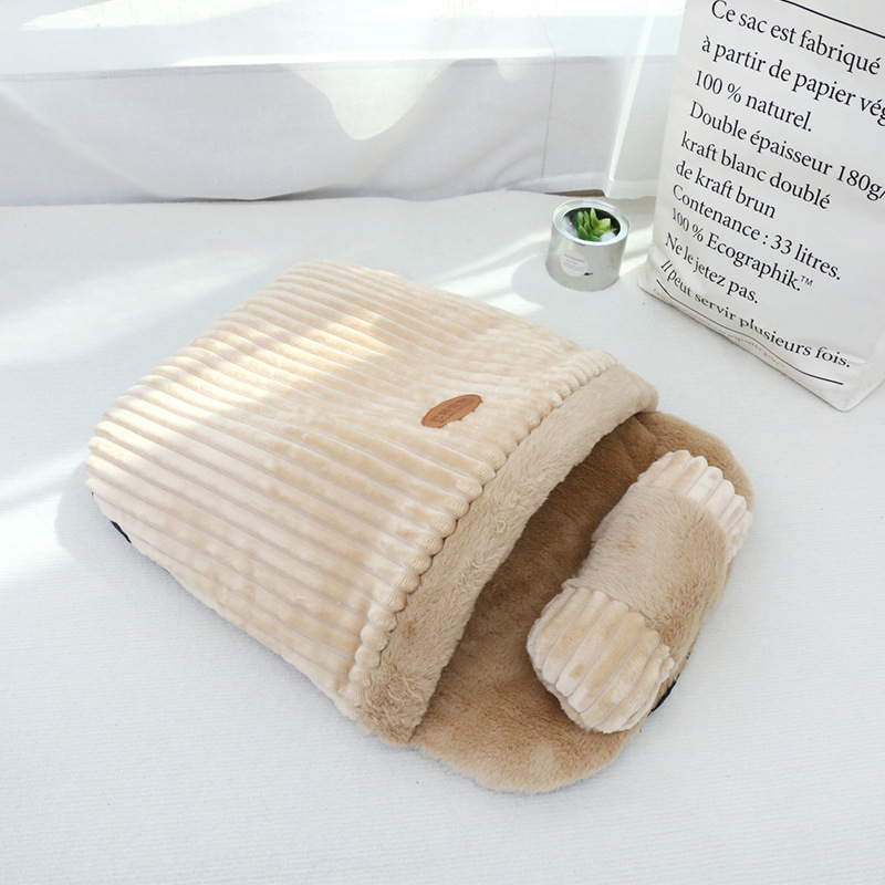 Sleeping bag (with pillow) - khaki