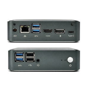 Mini árbol PC in_tel i7 8565U i5 8265U Mini ventilador de la PC de la ventana 10 Pro DDR4 Ram M.2 NVME HD2.0 DP WiFi Linux montar computadora de escritorio - Product Image 1