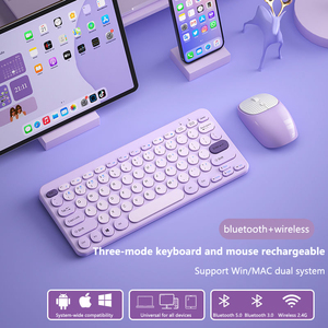 Juego de teclado y ratón Carga inalámbrica Apple Android Tablet Laptop Combinación universal Ratón y teclado - Product Image 3