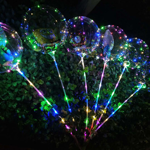 ลูกโป่ง Bobo Ballon ขนาด24นิ้ว,ลูกโป่งมีไฟ Led สำหรับตกแต่งคริสต์มาสงานแต่งงานงานเลี้ยงกระพริบ - Product Image 3