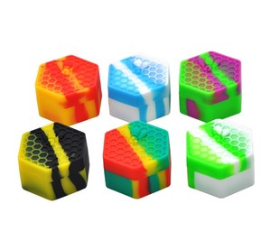 Colored Small Hexagon Silicon <strong>Container</strong> <strong>Non</strong> <strong>Stick</strong> 26ml Storage <strong>Container</strong> Box - Product Image 3