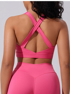 ODM Women'<strong>s</strong> <strong>Active</strong> Wear 4pcs Gym Fitness Set Plaid Pattern Sports Bra Biker Shorts Jacket Yoga Leggings Workout Tracksuit