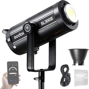Godox SL300III LED Video Light 300W 99300Lux bokens Mount illuminazione a uscita continua bilanciata a luce diurna per YouTube Live Stream - Product Image 1
