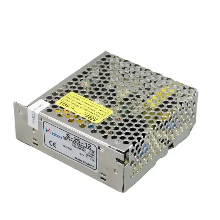 Stable DC voltage source S-25 open frame 25w 12v 2a switch power supply