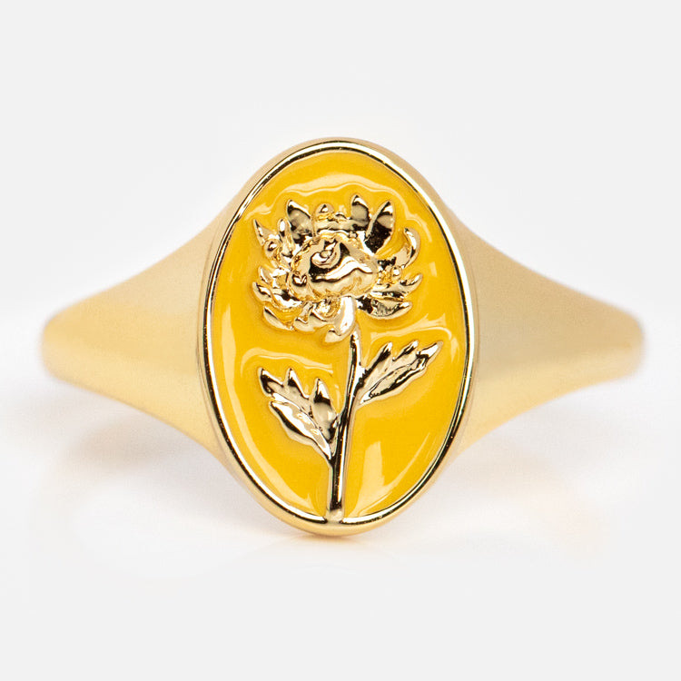 Ring in November gold