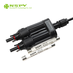 Venta caliente Conector de fusible resistente a la intemperie 2 a 1 1500VDC Conector de rama solar Output.60A Input.30A Conector de rama PV - Product Image 1