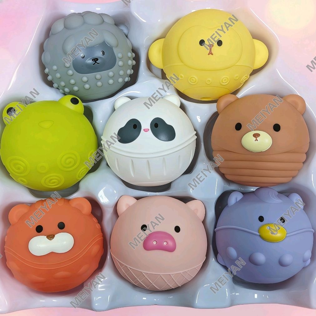 Juego de Bolas Sensoriales de Animales - 8 Piezas