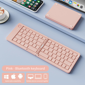 Compatibile con più sistemi Mini ricaricabile senza fili per telefono cellulare PC tastiera portatile pieghevole tastiera Bluetooth - Product Image 5