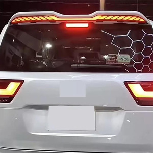 Çatı arka Spoiler kuyruk kanat bagaj dudak ile LED ışık Land Cruiser LC300 için uyar 2022 2023 2024 2025 - Product Image 3