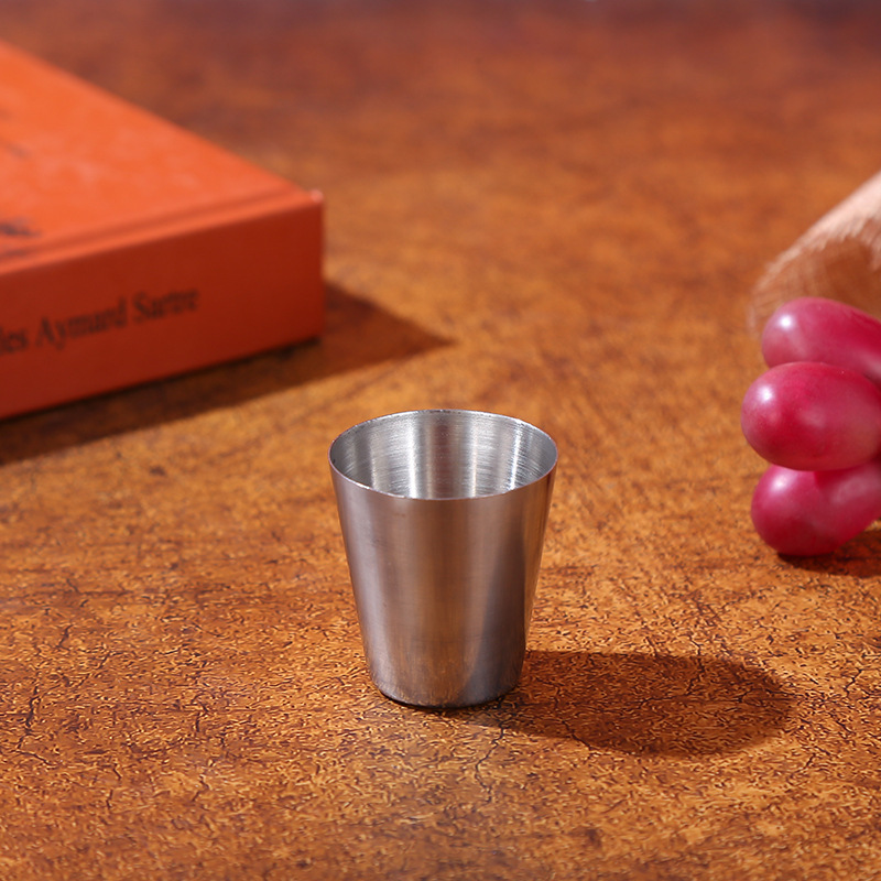 Petit verre à vin argenté - 30ml