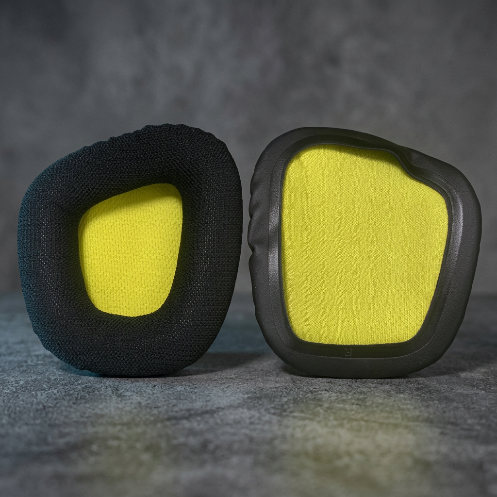Maille noire et jaune
