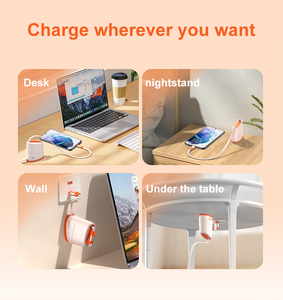 สายชาร์จเร็ว60วัตต์2-in-1 USB Type C พับเก็บได้พร้อมโลโก้ที่ปรับแต่งได้สำหรับ iPhone และคอมพิวเตอร์ - Product Image 3