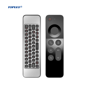 Topleo Gyroscope Voice Remote <strong>Control</strong> Mini <strong>Keyboard</strong> W3 Wireless Rf Universal Ir 2.4GHz Smart Learning <strong>Code</strong> Air Mouse - Product Image 1