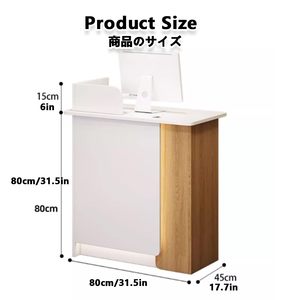小酒吧柜台前台收银机木制公司柜台办公室工作台接待 - Product Image 3