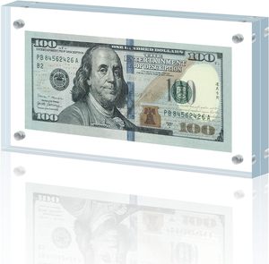 Vetrina personalizzata per banconote da un dollaro, - Product Image 1