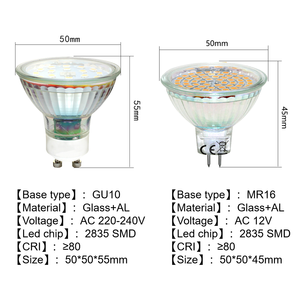 สปอตไลท์ LED GU10 MR16 ar111 mr11 par38หลอดไฟติดเพดาน - Product Image 3