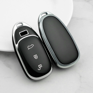 TPU Premium Soft Car <strong>Key</strong> Case Cover Shell for LEADING IDEAL Lixiang L8 L9 ONE <strong>Key</strong> Ring Keychain Bag Accessory - Product Image 1