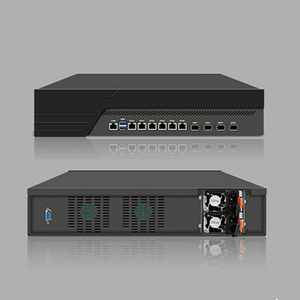 1u Firewall Router 6 I211 Lan 4 SFP 2 * DDR4 Linux Pfsense OS Network Appliance 1U 2U Servidor PC Soft Router Computadora Barebone PC
