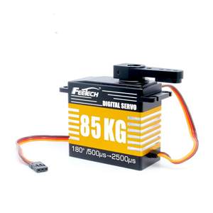 80KG Robot servomotore 12V alta coppia in acciaio ingranaggio impermeabile grande servocomando digitale con 15T metallo servobraccio per auto 1/5 - Product Image 1