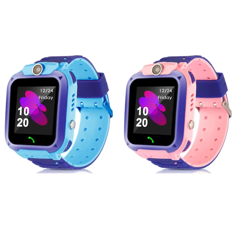 Impermeabile Q12 GPS LBS Tracking bambini Smart Watch Sim Card orologio da polso Baby Android bambini posizionamento telefonata Smartwatch