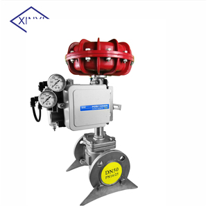 DN50 PN16นิวเมติก Actuator การถ่ายเทความร้อนน้ำมันควบคุมสัดส่วนการไหล3-Way วาล์ว - Product Image 4