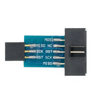 10Pin To 6 Pin Adapter Board+ USBASP USBISP AVR <strong>Programmer</strong> USB <strong>ATMEGA8</strong> ATMEGA128 ATtiny/CAN/PWM 10Pin Wire Module DIY