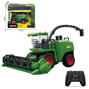 6601 RC 1:24 ölçekli 2.4GHz 6 kanallar Mini uzaktan kumanda RC çiftlik Model kamyon oyuncaklar çocuklar için çiftlik traktörü - Product Image 4