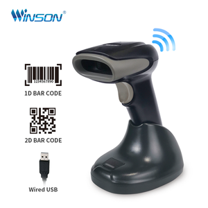 2D Wireless Barcode Scanner QR <strong>Code</strong> Reader CMOS for Warehouse POS and <strong>Computer</strong> Wireless Scanner Barcode With Stand - Product Image 1