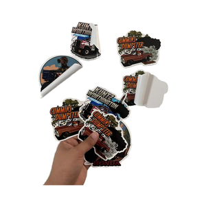 防水ステッカービニールPVCダイカットステッカーロゴラベルデジタルプリントステッカー - Product Image 5