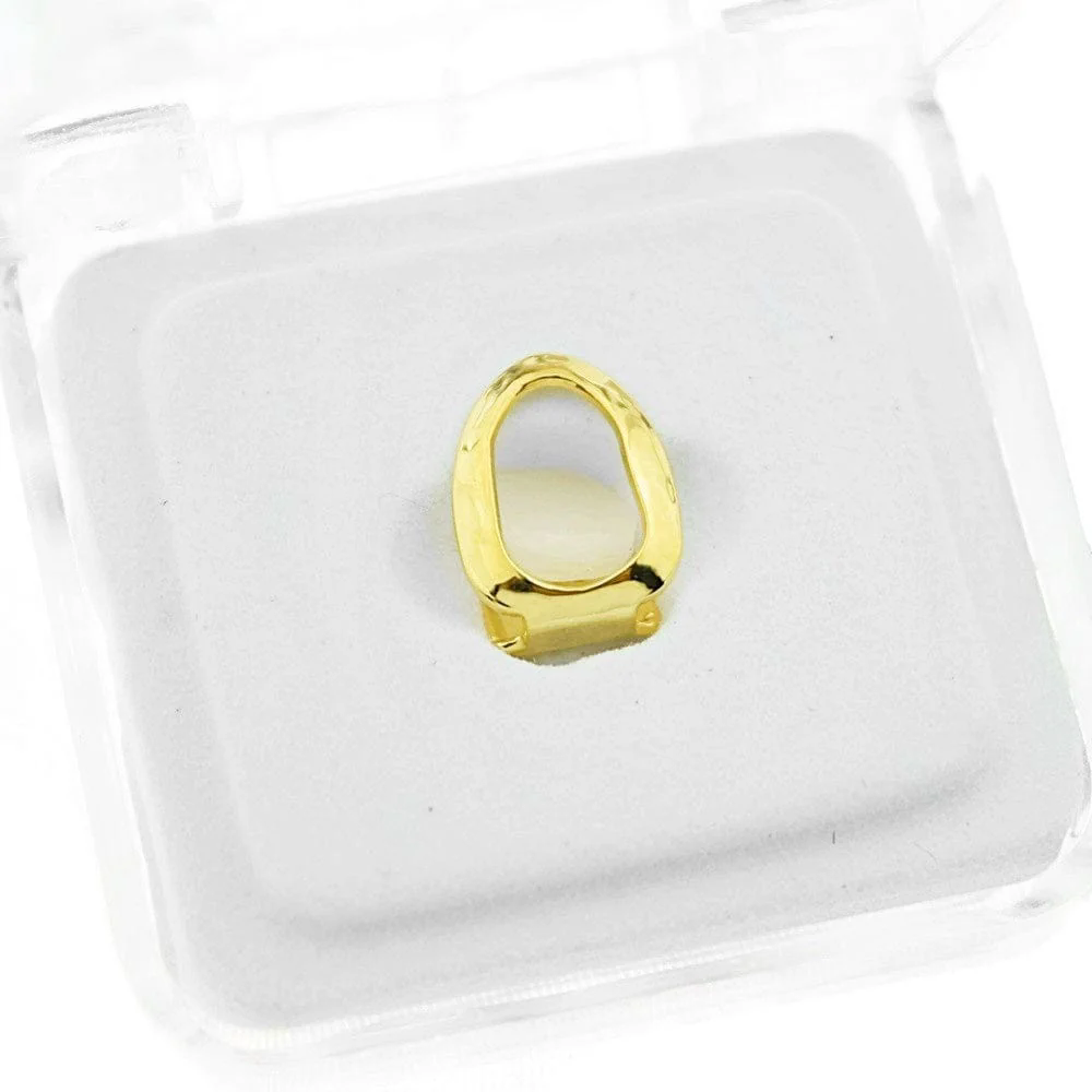 single gold open face