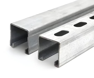 Soğuk rulo şekillendirilmiş galvanizli C kanal çelik u-şekil desen paslanmaz çelik sınıf ASTM/ASIS standart delikli yapı - Product Image 3