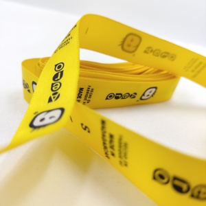 高密度涤纶罗缎定制缎带单面风格厂家供应可爱Logo礼包 - Product Image 3