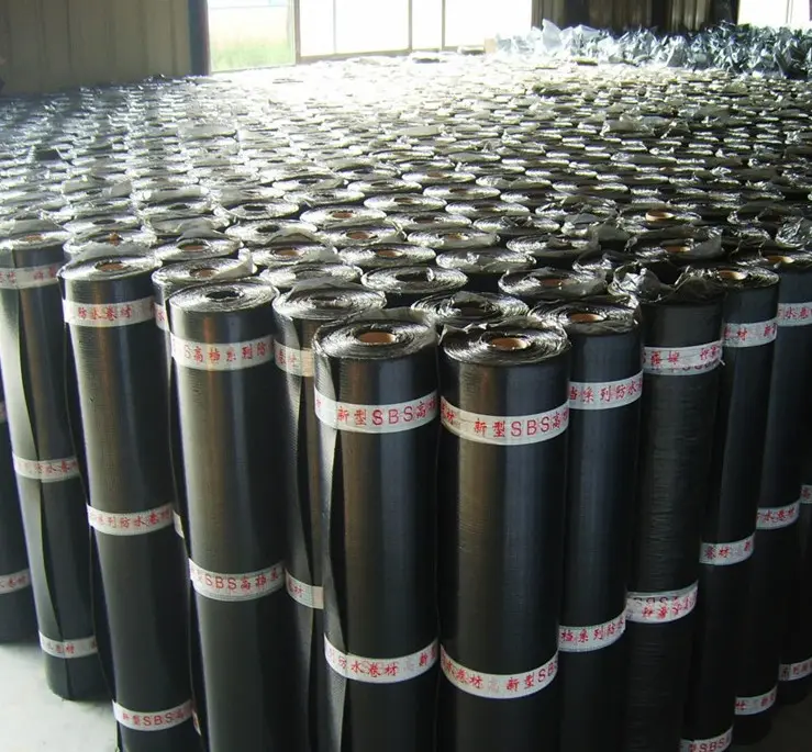 China Supply 3Mm 4Mm 5Mm Torched-Op Wijzigen Dak Waterdicht Bitumen Waterdicht Roll