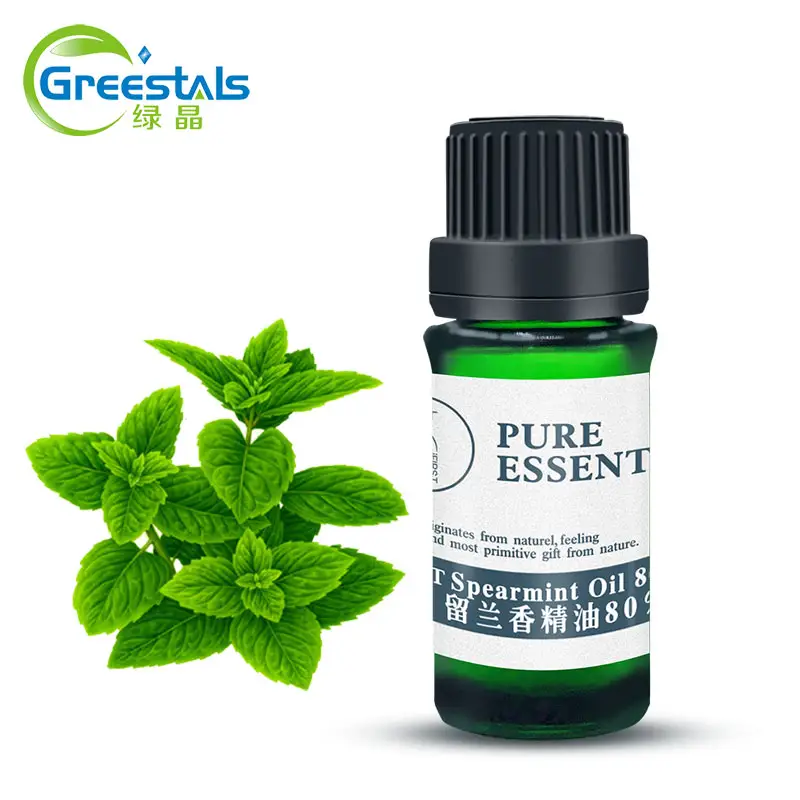 100% Pure Light Yellow Natural Hot Sell Spearmint Oil Bulk Preço do Óleo Essencial