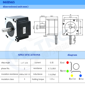 Schrittmotor nema 23 geräuscharmer Schrittmaschinen-Steuer motor Mikros chritt motor für CNC-Maschine
