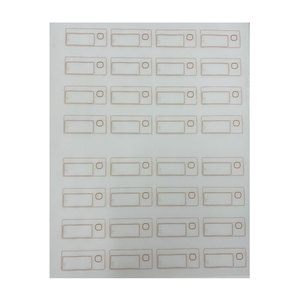 インレイシートPVCインレイ工場内IC/ ID PVCカードレイアウト - Product Image 1