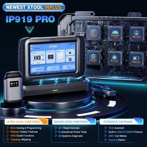 XTOOL INPLUS IP919Proすべてのシステム双方向ワイヤレス診断ツールサポートDOIP/CANFD & FCA, ECUプログラミング - Product Image 2