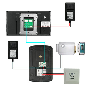 7-Zoll-IPS-Terminal-Relaisausgang Farb video tür zugangs system Gesichts erkennung für Produkte zur Zugangs kontrolle zur Drehkreuz kontrolle - Product Image 6