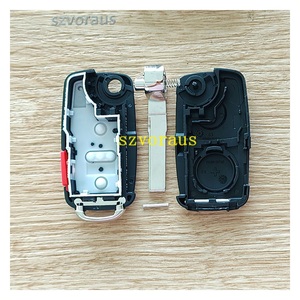 3+1 Button Car Remote <strong>Key</strong> Shell SETS for <strong>VW</strong> (HU66/ 202D) 3+1 <strong>Key</strong> with Pit <strong>Lock</strong>+car+unlock+side Red Search Car - Product Image 6