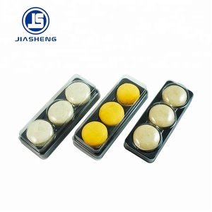 Macaron şeffaf plastik ambalaj kutusu Macaroon tepsi için lüks geri dönüşümlü PET kutusu - Product Image 3