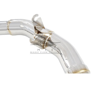 High Flow Exhausted Catted Downpipe <strong>Header</strong> for Land Rover Velar 2.0T 2018-2021 Down Pipe Manifold - Product Image 5