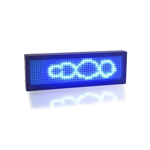 Display a LED nome distintivo fai da te programmabile a scorrimento bacheca controllo APP LED nome Tag Badge HD testo cifre Display modello - Product Image 2