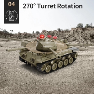 Новейший боевой танк JJRC Q85 1/30 2,4 г с дистанционным управлением программируемый гусеничный Танк автомобиль со звуковыми эффектами модель военного танка игрушки подарок - Product Image 5