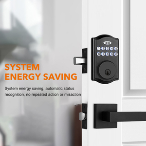 Cerradura inteligente con teclado electrónico tradicional, cerradura de puerta con cerrojo impermeable, cerradura de seguridad con código de usuario Digital - Product Image 3